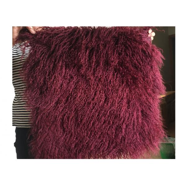 Quality Long Hair Fluffy Real Sheepskin Rug For Bed / Sofa / Chair Seat Covers for sale