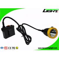 China Multi Functional Coal Mining Lights Cap Lamp 50000Lux 11.2Ah Li - Ion Battery Pack factory