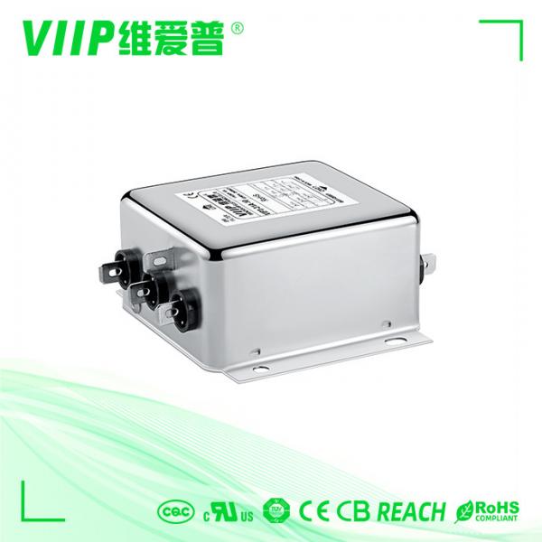 Quality Textile Equipment 440VAC 10A Three Phase RFI Filter CE ROHS UL 94V-0 for sale
