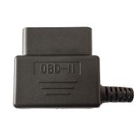 China OBD2 Male Connector 16pin J1962 Male Plug Concealed Buckle Housing With Wire Exit Hole factory