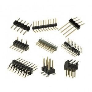 Quality UL94V-0 Dip PCB Male 1.27 Mm Pitch Pin Header Connectors Single / Double Row for sale