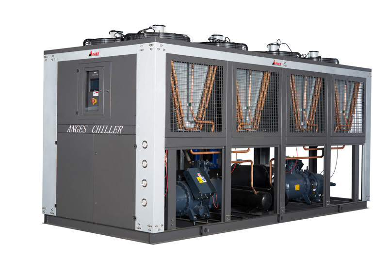 China 75HP Air Cooled Screw Compressor Chiller Industrial 75 Ton factory