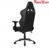 China Black And Gray Leather Gaming Chair 360 Degree Swivel Rotation Fire - Retardant factory