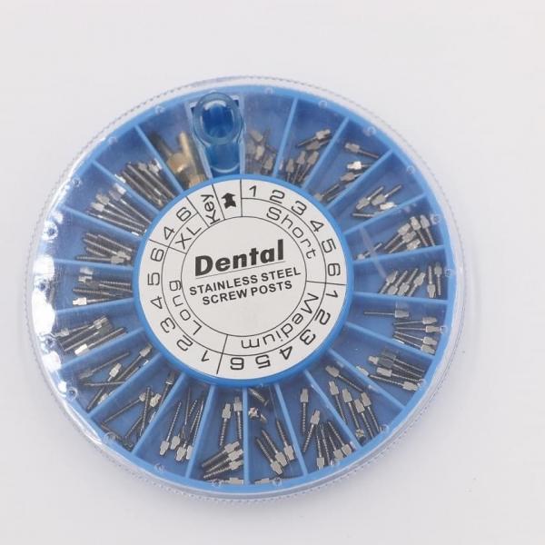 Quality Titanium Dental Screw Post Silver / Gold Plated For Anterior Teeth 120 PCS for sale