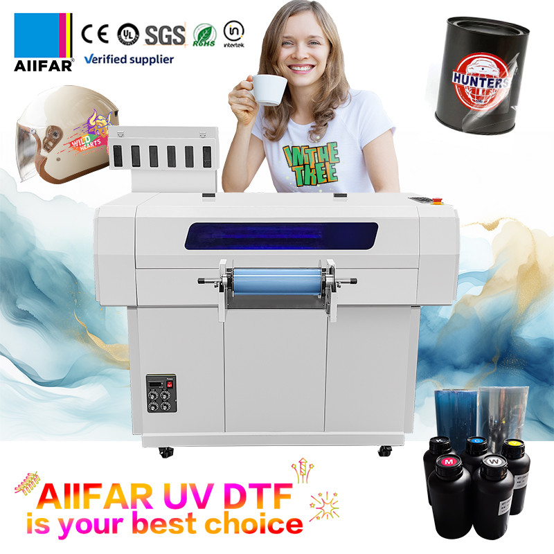 China 110V UV DTF Printer Automatic Inkjet Printer For Crystal Sticker Printing factory