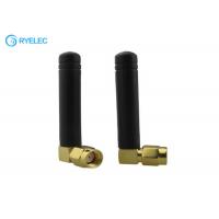 China 1.5dbi GSM 5CM Rubber Ducky Antenna Aerial Booster RP SMA Male Right Angle Connector factory