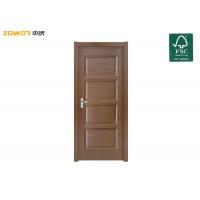 China Apartment Solid Core Carving Type Sound Proof Oak Wood Door factory