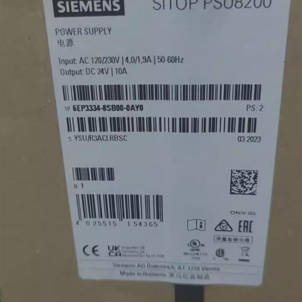 Quality 10A 6EP3334-8SB00-0AY0 Power Supply SITOP PSU8200 Power Module for sale