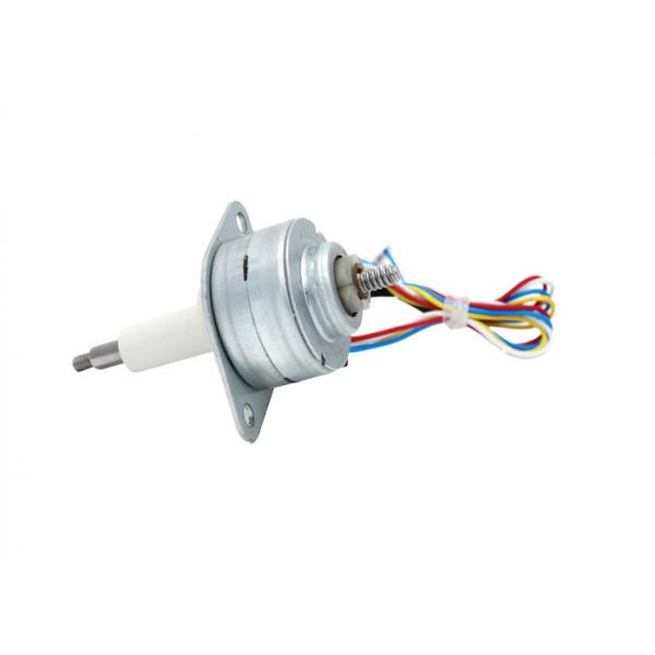 Quality 25MM Miniature Linear Actuator Stepper Motor Permanent Magnet Threaded Shaft for sale