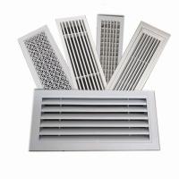 China Single Deflection Ventilation Air Grille Anodizing Aluminum Profile For Air factory