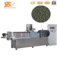 Quality 2 Screw Fish Pellet Feed Extruder / Fish Feed Extrusion Making Machine for sale