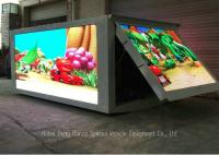 China Outdoor LED Billboard Truck , LED Video Display Truck With Left / Right / 3 Sided factory