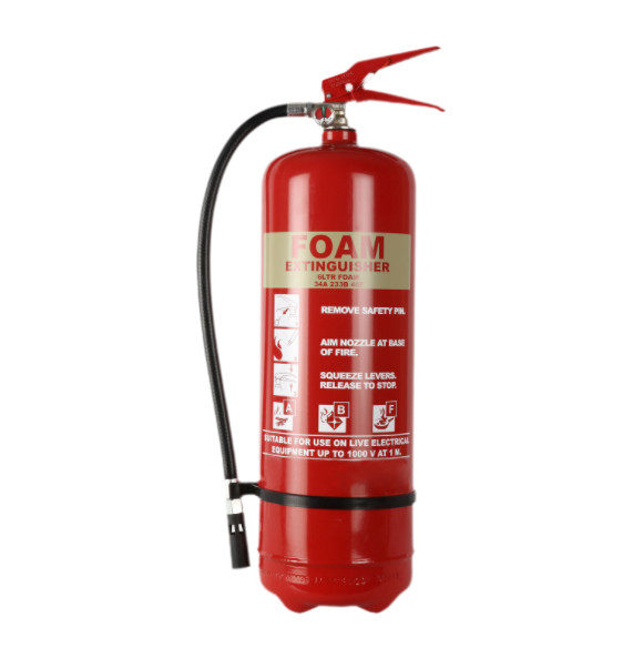 Quality 6L OEM Mechanical Foam Type Fire Extinguishers Non Toxic Lightweight for sale