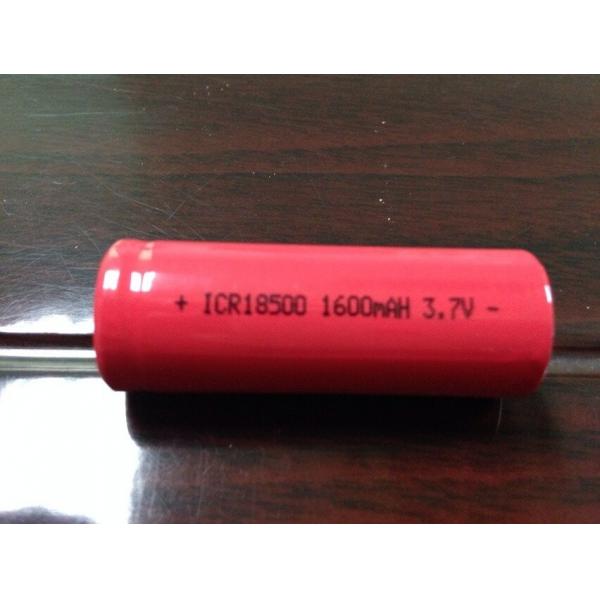 Quality E-Cigarette 1600mAh Lithium Ion Rechargeable Batteries / Lithium Ion 18500 for sale