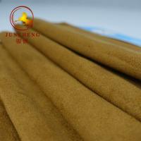 China 200gsm heavy Soft hand feel double faced Weft knitted suede fabric factory