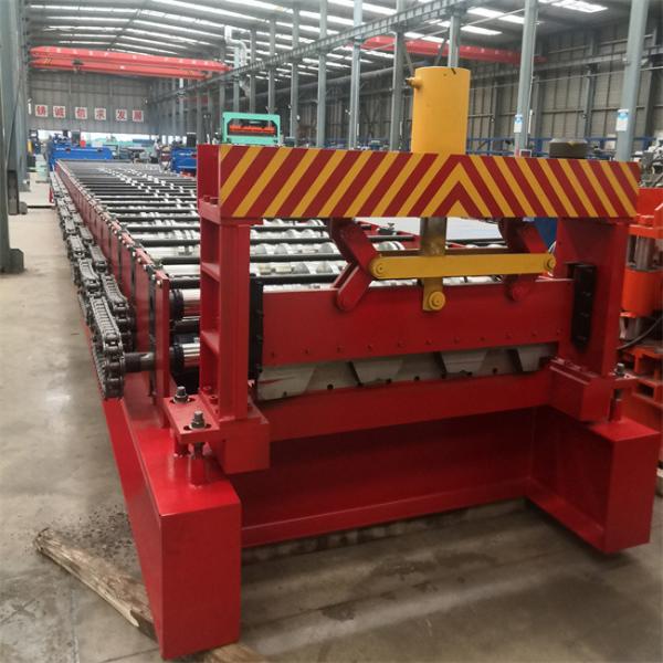 Quality GI Steel Deck Roll Forming Machine For Steel Construction Material for sale