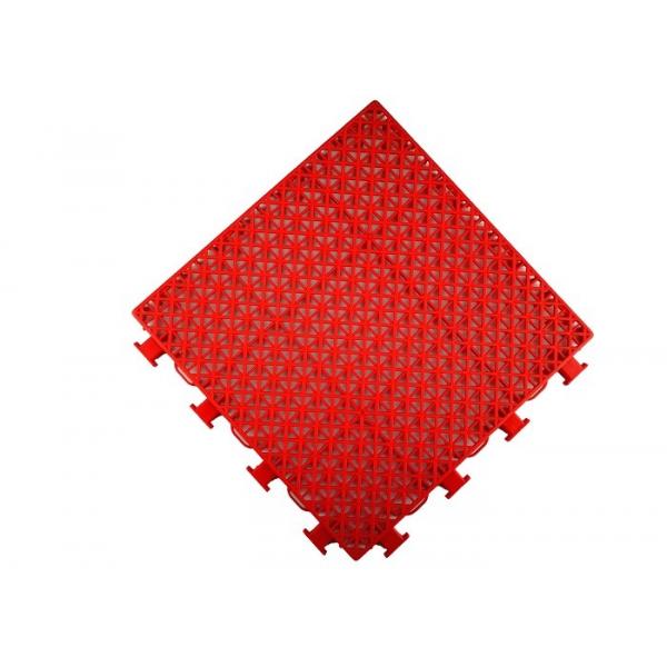 Quality Red Color Multipurpose Temporary Sports Flooring Touching Soft PP Professional Protection for sale