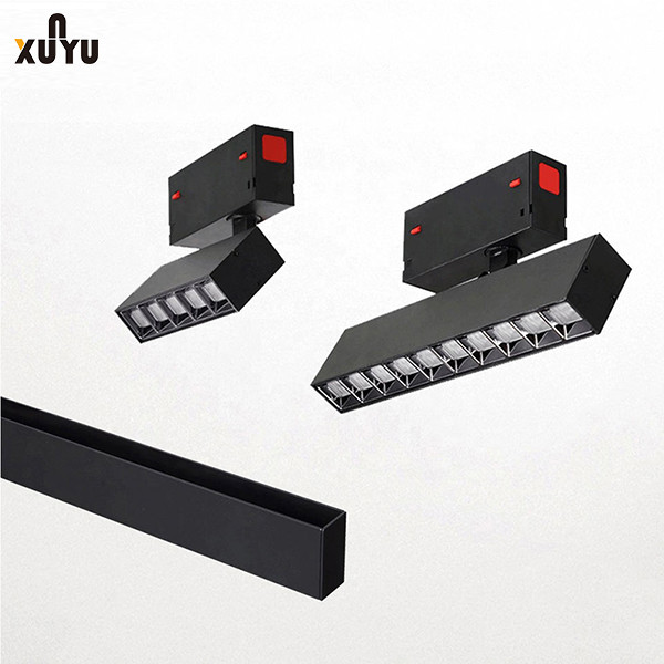 Quality Black Folding Linear Magnetic Led Track Light System 7W/10W for sale
