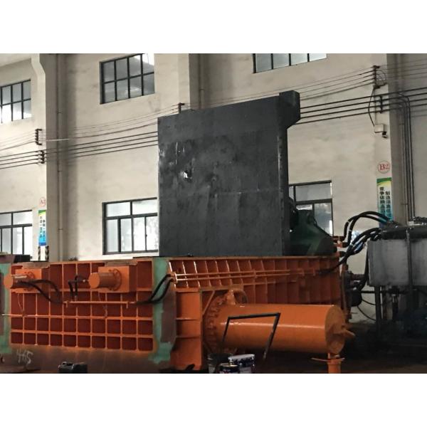 Quality Cuboid Block Scrap Baler Machine Cylinder 315 Tons Baling Force Customized for sale