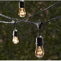 China PVC Outdoor String Light E26 E27 S14 Edison Bulb Included Waterproof LED G40 factory