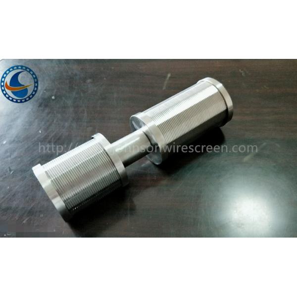 Quality SS Johnson Wedge Wire Screen Nozzle Customize For Client 0.05-1mm Slot Size for sale