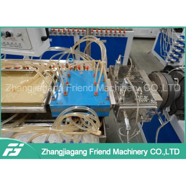 Quality Double Screw PVC Ceiling Panel Extrusion Line For Profile Low Energy Consumption for sale