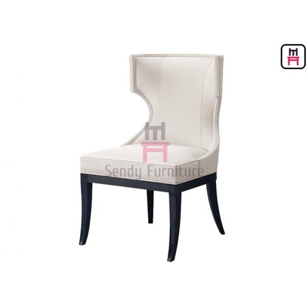 Quality Durable Metal Frame Leather Upholstered Commercial Dining Chair for sale