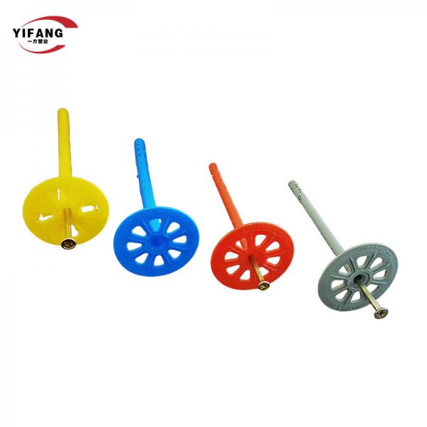 Quality High Bearing Capacity Plastic Insulation Anchors With 50mm / 55mm / 60mm Disc for sale
