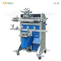 Quality 1300pcs/hr Long Pole Rolling Semi Automatic Screen Printer For Long Tube for sale