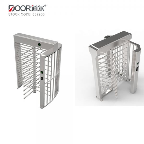 Quality Face Recognition Automatic Access Control Full Height Turnstile for sale