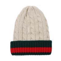China Hot Selling Fashion Knitted Beanie Manufacturer Winter Hat Woman Twist and Plush Beanie Hat with Pom factory