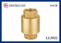China DIN259 Thread 2&quot; Female X Female Brass Spring Check Valves factory