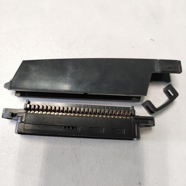 Quality Centronic 90 Degree 50 Pin RJ21 Male Champ IDC TYCO connector with Plastic Cover for sale