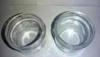 China High Transparent Caviar glass Jar standard 120ml With Metal Lid factory