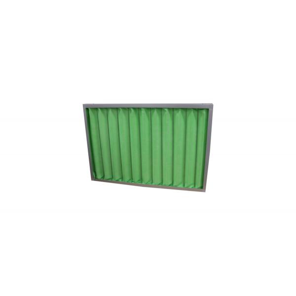 Quality Aluminum Alloy Frame G4 Pleated HVAC Air Filter For Ventilation System for sale
