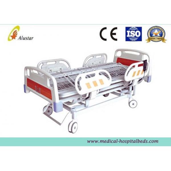 Quality Five Function Hospital Electric Beds,Turn-Over Bed With ABS Railing Wire Mesh Bedboard (ALS-E512) for sale