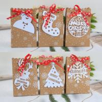Quality 250g Kraft Paper Christmas Food Packaging Paper Bag For Cake Candy for sale