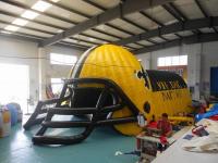 Buy cheap Portable Inflatable football helmet entrance tunnel, football tunnel from wholesalers