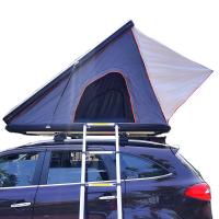 China Manufacturer Wholesale 3 Person Hard Shell Car Roof Tent Triangle Rooftop Awning Tent for Suv for sale