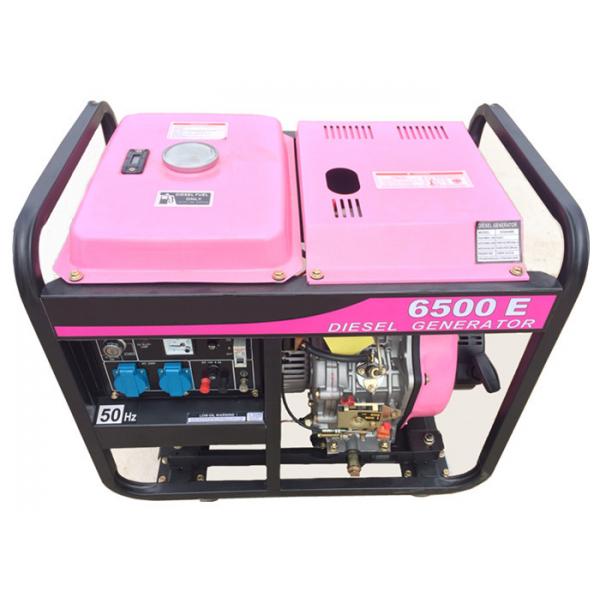 Quality Air Cooled Diesel Small Portable Generators Set 5kva 6kva 220v - 690v for sale