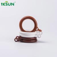 China 1.4 Rose Gold Curtain Rod Rings Modern Style ABS Plastic Material factory