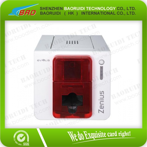 China Evolis Zenius plastic id card printer,used id card printer factory