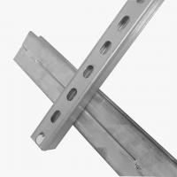 Quality 62mm×41mm C Strut Channel Steel Slotted Unistrut Eletronic gal structure for sale