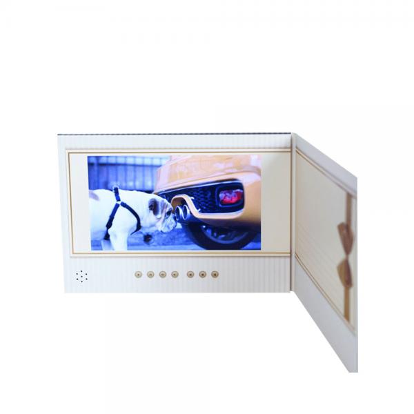 Quality 512MB HD LCD Greeting Card , 7" Video Brochure For Gift Promotion ODM OEM for sale