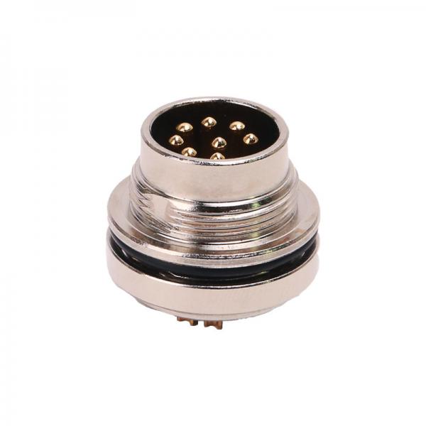 Quality 5A 6A 7A M16 Circular Connector Male Front Panel Mount Connector for sale