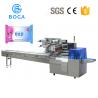 China High Speed Box Motion Flow Wrapper /  Tissue Paper Packing Machine 2.4KW factory
