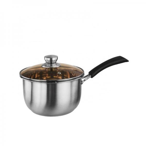 Quality Home kitchenware stainless steel cooking pot bakelite handle casserole milk pot for sale