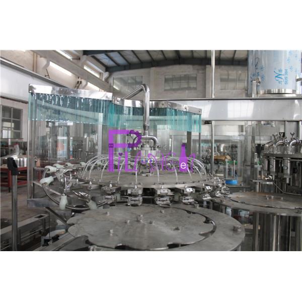 Quality 38mm Bottle Neck 24 Head Juice Filling Machine With Temperature Control for sale