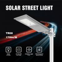 China Aluminum High Power Solar Street Light Motion Sensor DC 100 W 200 W 300 W IP66 Outdoor Street Lamp factory