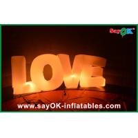 China Customized Inflatable Alphabet Letters Numbers with LED Lights for Advertising or Concert Music Touring factory